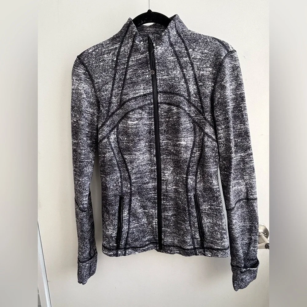 Lululemon Women’s Jacquard Define Zip Jacket 8 athleisure workout‎ yoga travel